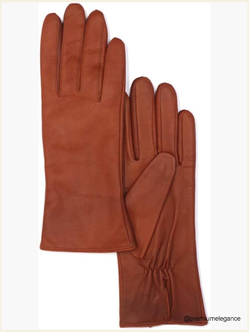 Genuine Lambskin Leather Gloves Cashmere Lined Winter Warm Touch Screen